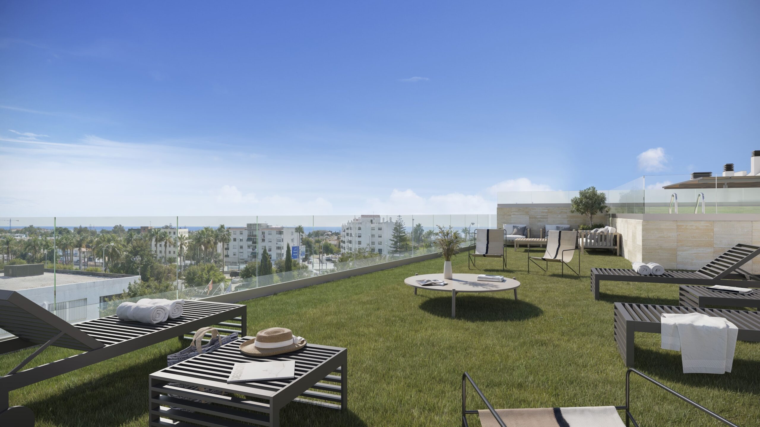 03_Exterior zona comun piscina_01_SD_HD Promociones de obra nueva en Marbella